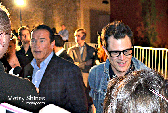 The Last Stand Dallas Premiere with Arnold Schwarzenegger and Johnny Knoxville The Last Stand Dallas Premiere with Arnold Schwarzenegger and Johnny Knoxville